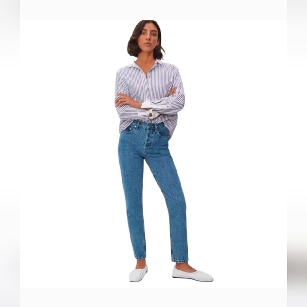 Everlane Curvy 90’s Cheeky Straight Jeans, size 25